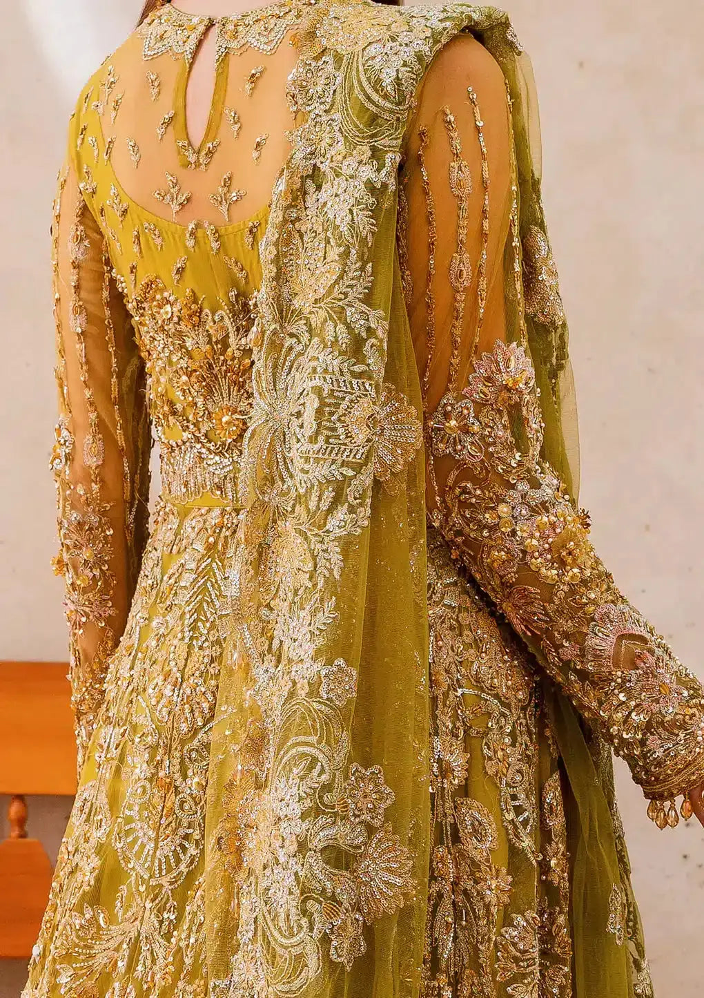 Elaf Premium | Evara Wedding 23 | EEB-05 HENNA - Pakistani Designer Dress - by Elaf Premium | Type: Bridal - 100% Original at Saira Sultan