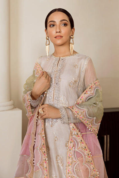 Baroque | Luxury Pret 25 | EMBROIDERED MASOORI PR-438 - Pakistani Designer Dress - by Baroque - Type : Ladies Clothes - 100% Original at Saira Sultan