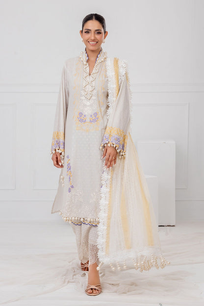 Gul Ahmed | Festive Eid 25 | FE-52019 XS Paper Cotton Off White