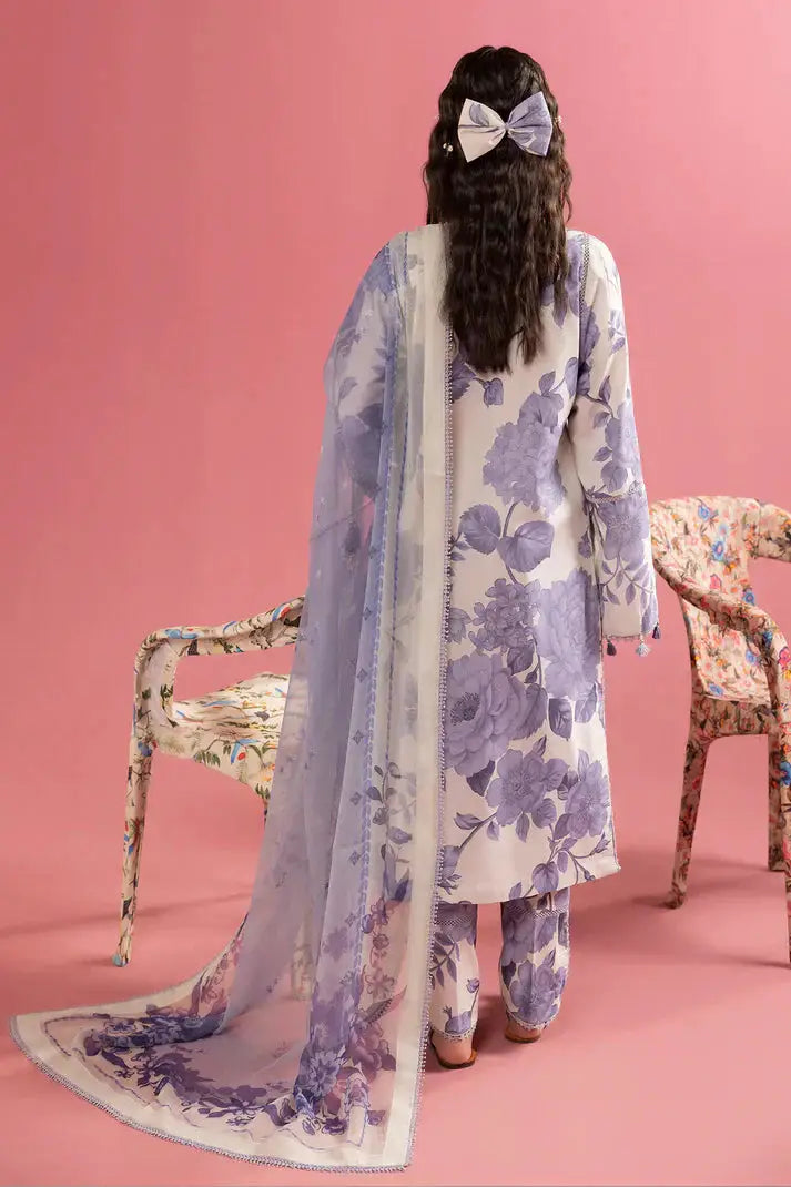 Alizeh | Sheen Lawn Prints 24 | Pearl Mist - Pakistani Designer Dress - by Alizeh | Type: Luxury - 100% Original at Saira Sultan
