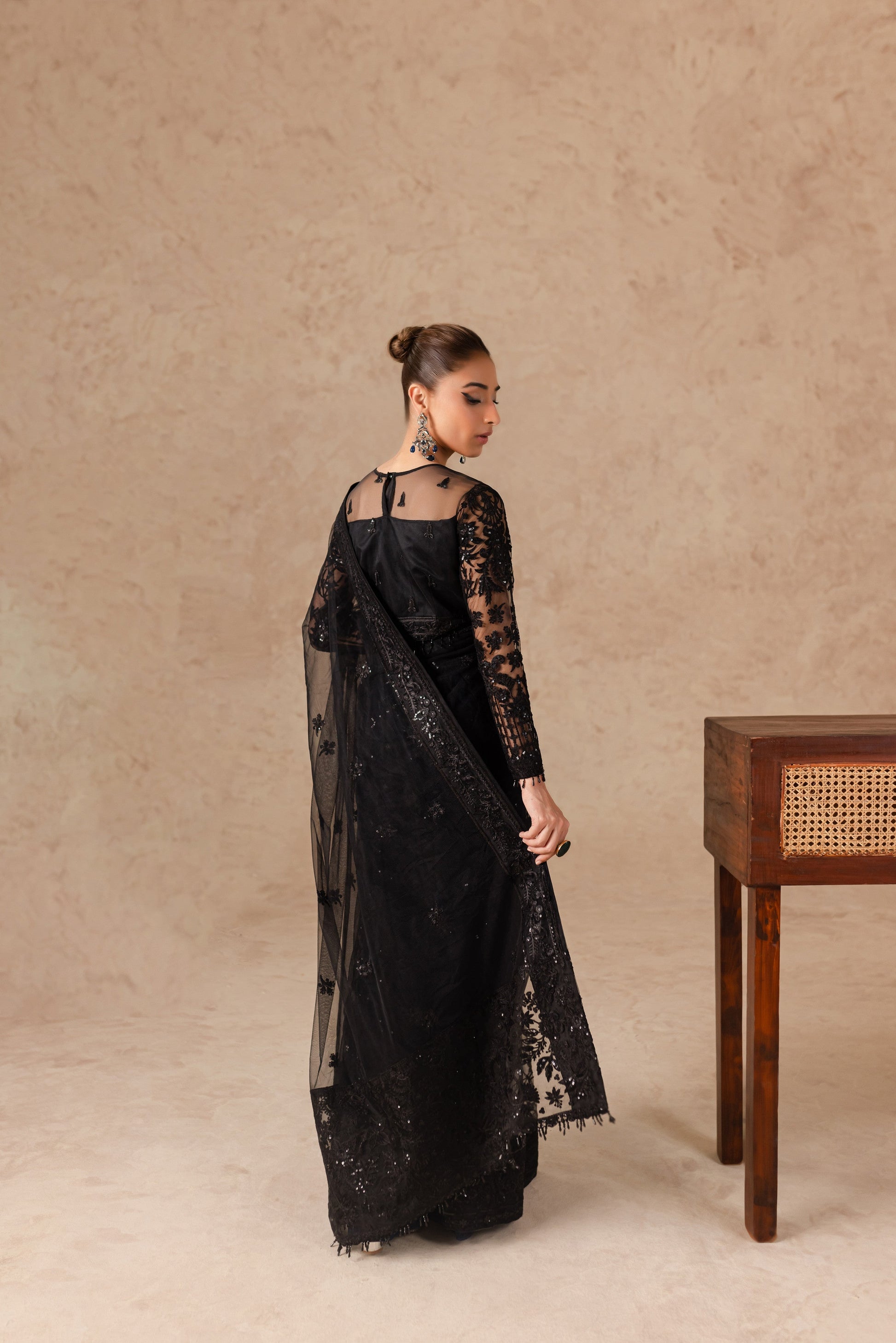Imran Ramzan | Ch¨rie | Perle Noire - Pakistani Designer Dress - by Imran Ramzan | Type: Clothing - 100% Original at Saira Sultan