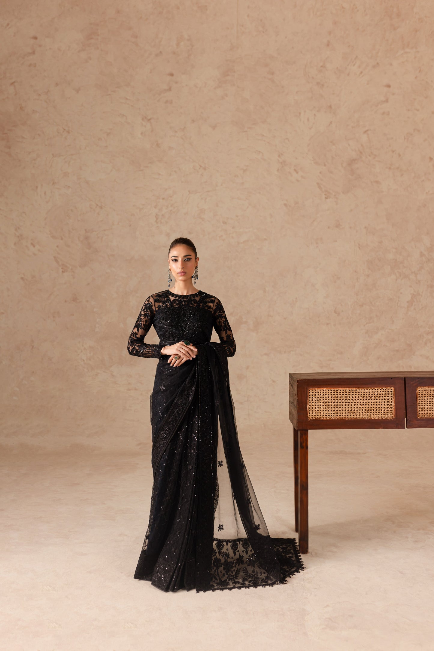 Imran Ramzan | Ch¨rie | Perle Noire - Pakistani Designer Dress - by Imran Ramzan | Type: Clothing - 100% Original at Saira Sultan