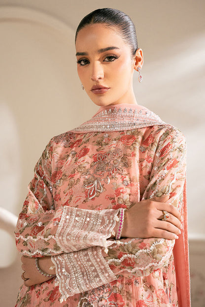 Cross Stitch | Luxe Atelier 25 | CORAL PUNCH XL Pale Peach Organza