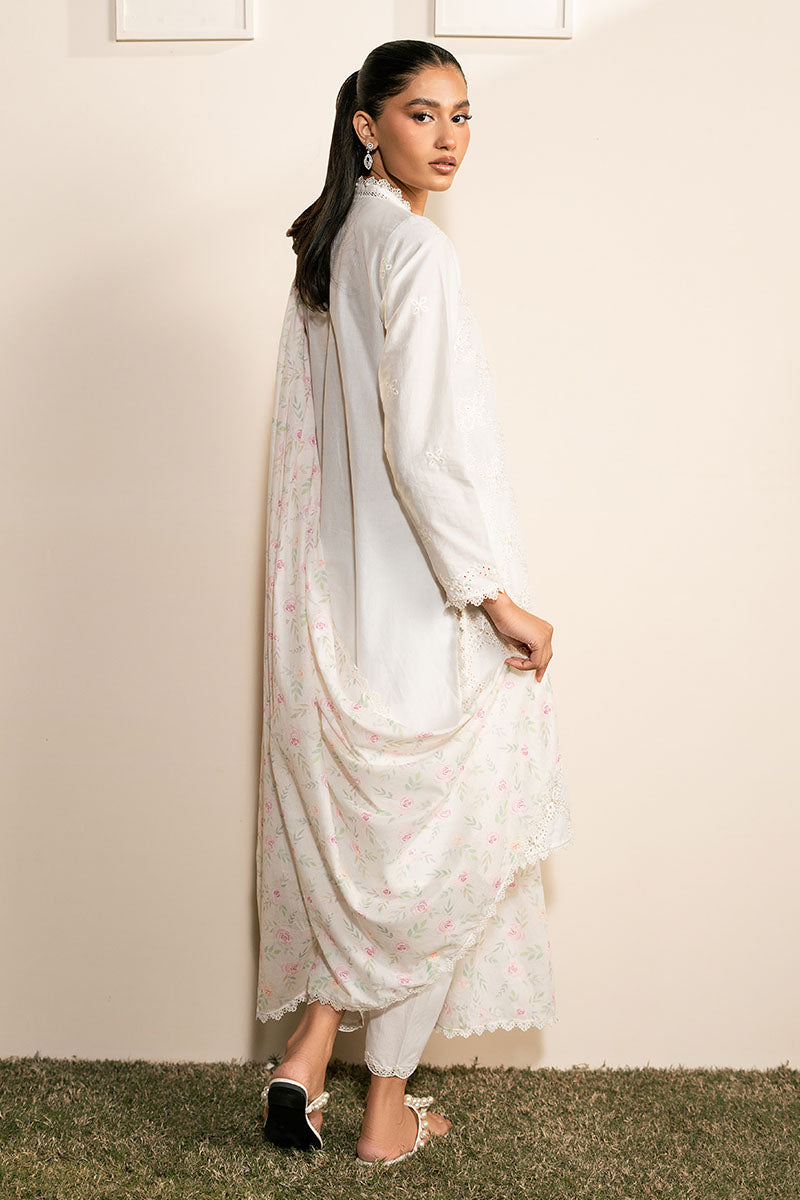 Cross Stitch | Mahiri Lawn 25 | IVORY GLINT S White Lawn