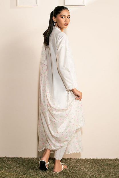 Cross Stitch | Mahiri Lawn 25 | IVORY GLINT S White Lawn