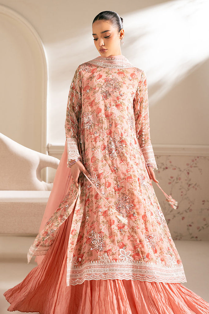 Cross Stitch | Luxe Atelier 25 | CORAL PUNCH L Pale Peach Organza