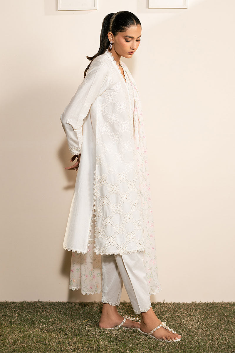 Cross Stitch | Mahiri Lawn 25 | IVORY GLINT XL White Lawn