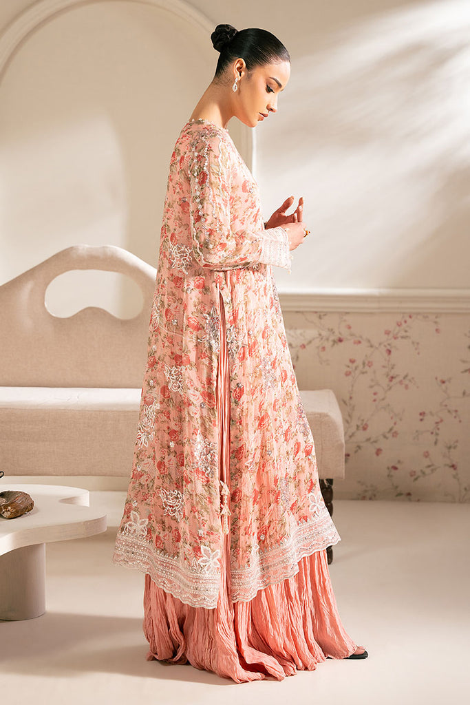 Cross Stitch | Luxe Atelier 25 | CORAL PUNCH S Pale Peach Organza