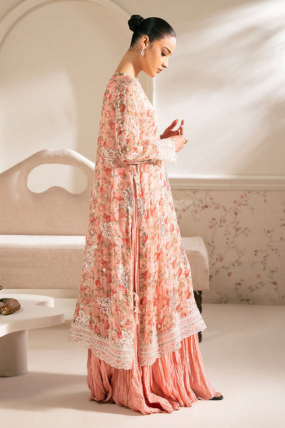 Cross Stitch | Luxe Atelier 25 | CORAL PUNCH S Pale Peach Organza