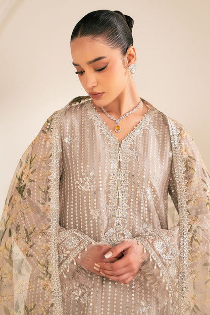 Cross Stitch | Luxe Atelier 25 | VULCAN MUD XL Pale Brown Chiffon