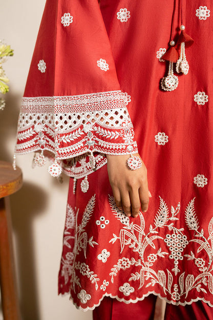 Cross Stitch | Mahiri Lawn 25 | SCARLET GARDEN L Red Lawn