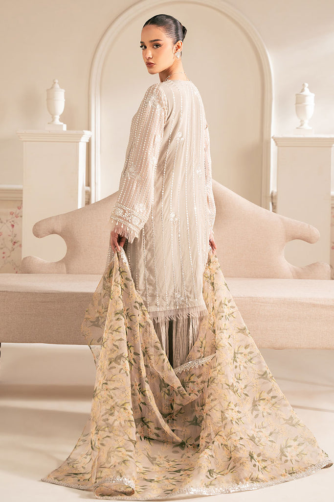 Cross Stitch | Luxe Atelier 25 | VULCAN MUD S Pale Brown Chiffon