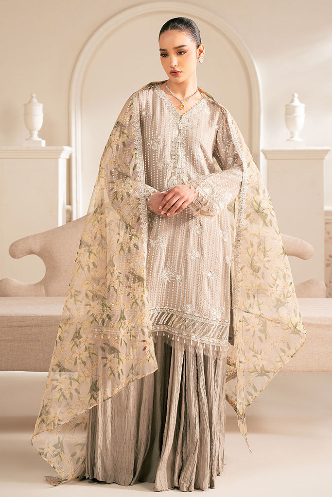Cross Stitch | Luxe Atelier 25 | VULCAN MUD XS Pale Brown Chiffon