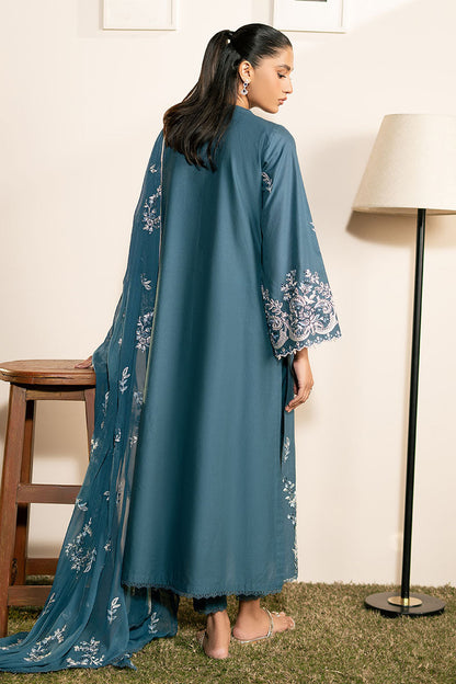 Cross Stitch | Mahiri Lawn 25 | TEAL SERENITY S Zinc Lawn
