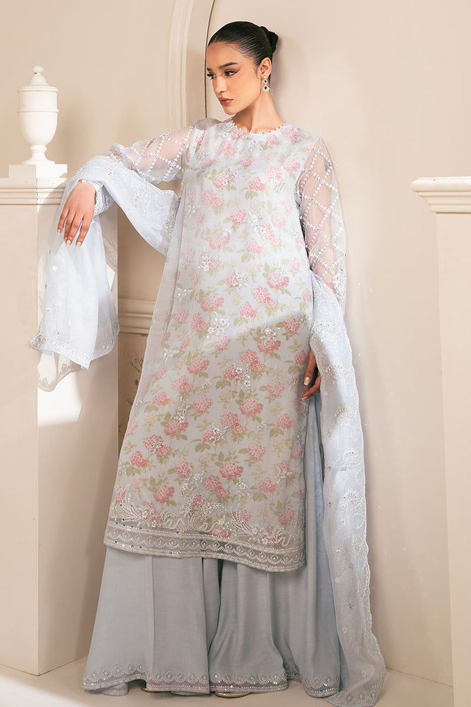 Cross Stitch | Luxe Atelier 25 | CY BLING L Light Blue Organza
