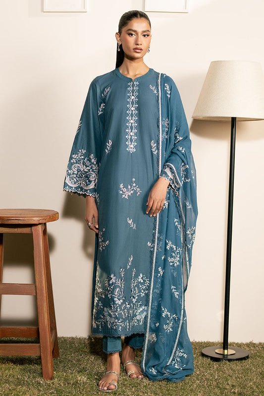 Cross Stitch | Mahiri Lawn 25 | TEAL SERENITY XS Zinc Lawn