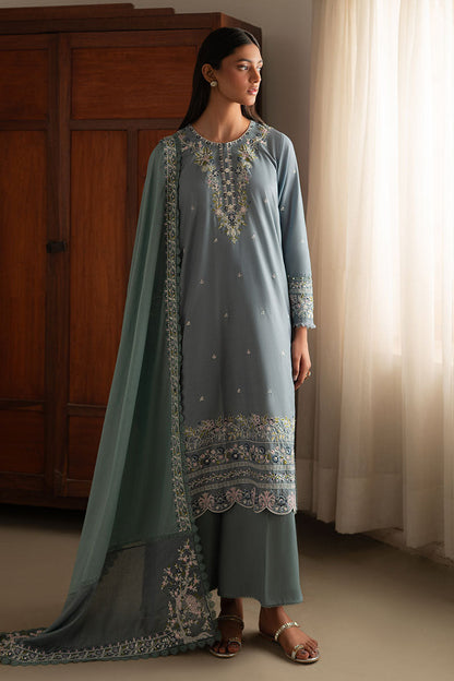 Cross Stitch | Mahiri Lawn 25 | MOONLIGHT BLUE XS Blue Gray Lawn
