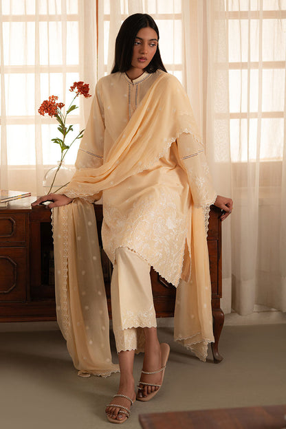 Cross Stitch | Mahiri Lawn 25 | FRENCH GLOW XL Peach Lawn
