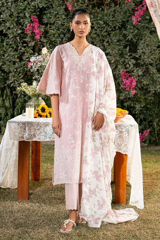 Cross Stitch | Mahiri Lawn 25 | CARMINE ROSE XS Pink Lawn