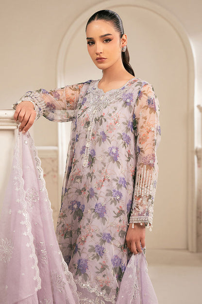 Cross Stitch | Luxe Atelier 25 | DUSTY LAVENDER XL Soft Lilac Organza