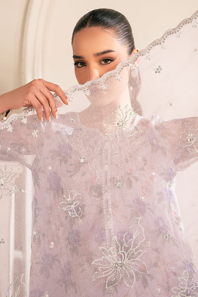 Cross Stitch | Luxe Atelier 25 | DUSTY LAVENDER L Soft Lilac Organza