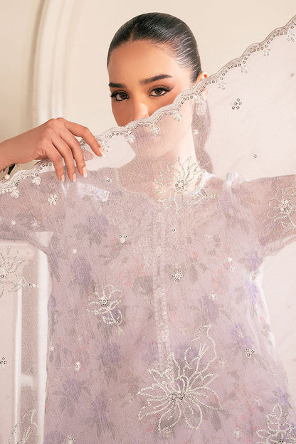 Cross Stitch | Luxe Atelier 25 | DUSTY LAVENDER L Soft Lilac Organza
