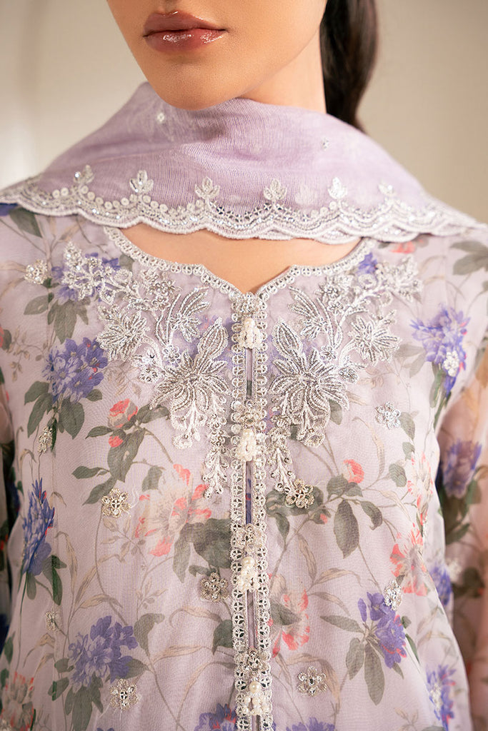 Cross Stitch | Luxe Atelier 25 | DUSTY LAVENDER Custom Size Soft Lilac Organza