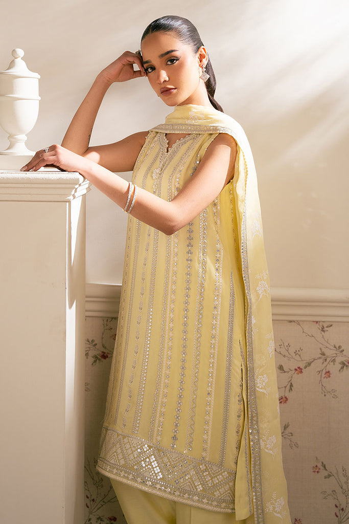 Cross Stitch | Luxe Atelier 25 | LEMON BLISS L Pastel Yellow Chiffon