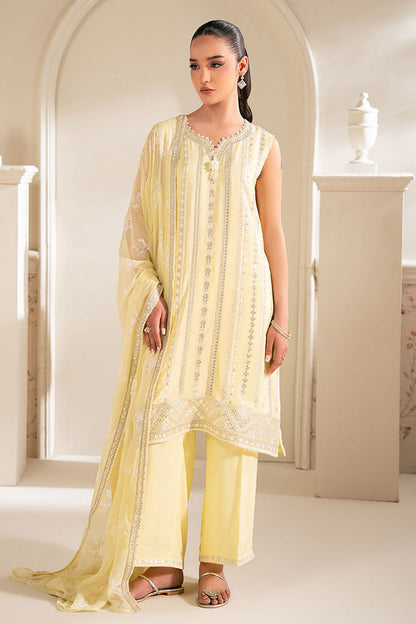 Cross Stitch | Luxe Atelier 25 | LEMON BLISS XS Pastel Yellow Chiffon