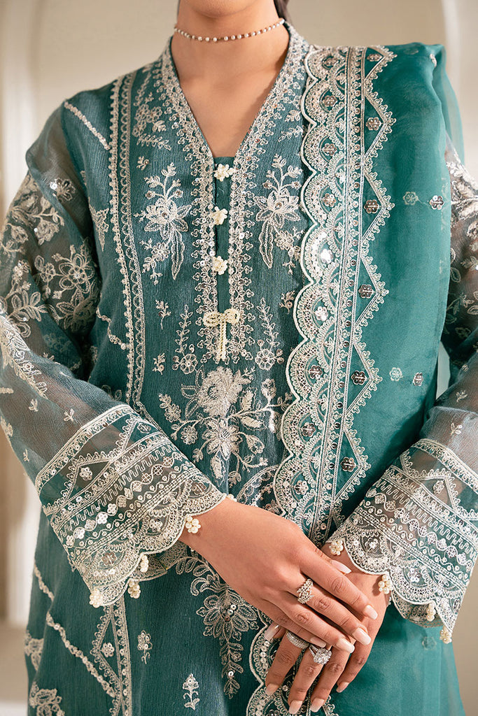 Cross Stitch | Luxe Atelier 25 | NORTH SEA Custom Size Dark Teal Net