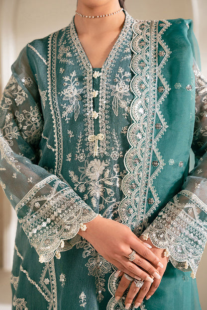 Cross Stitch | Luxe Atelier 25 | NORTH SEA Custom Size Dark Teal Net