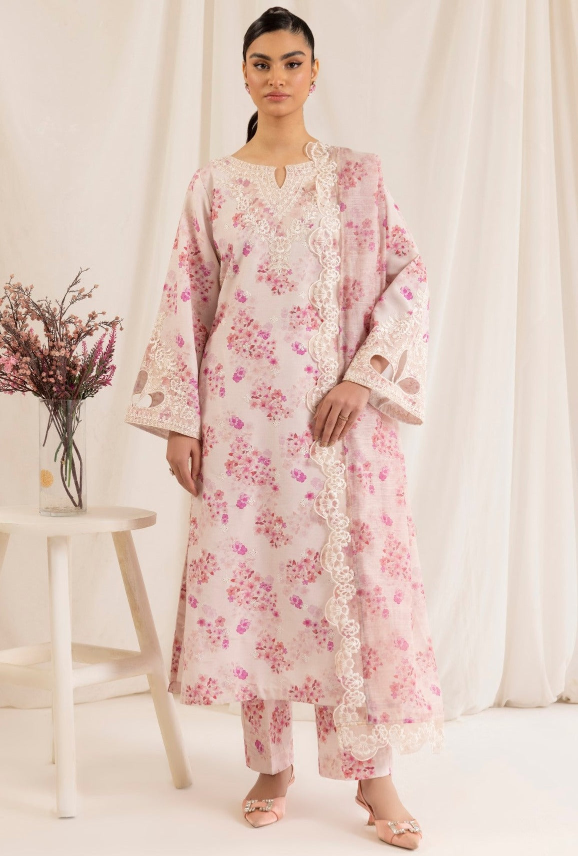 Mohagni | Tulip 25 | PLS-112 XS Light Pink Silk lawn