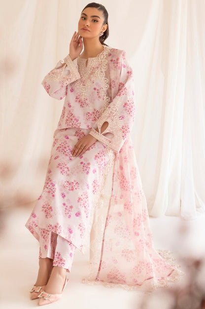 Mohagni | Tulip 25 | PLS-112 XL Light Pink Silk lawn