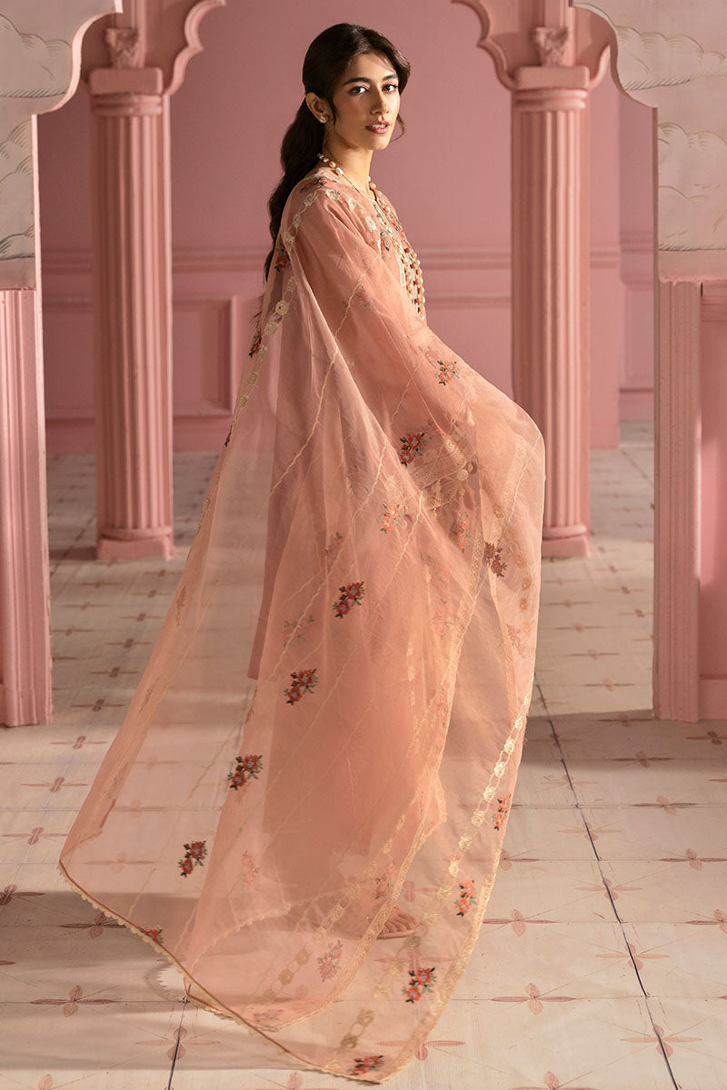 Cross Stitch | Premium Lawn 25 | ROSE QUARTZ M Peach Pink Lawn