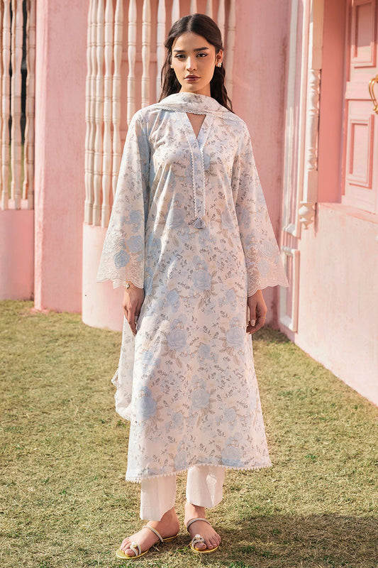 Cross Stitch | Premium Lawn 25 | MYSTIC HAZE XS Lawn Ivory