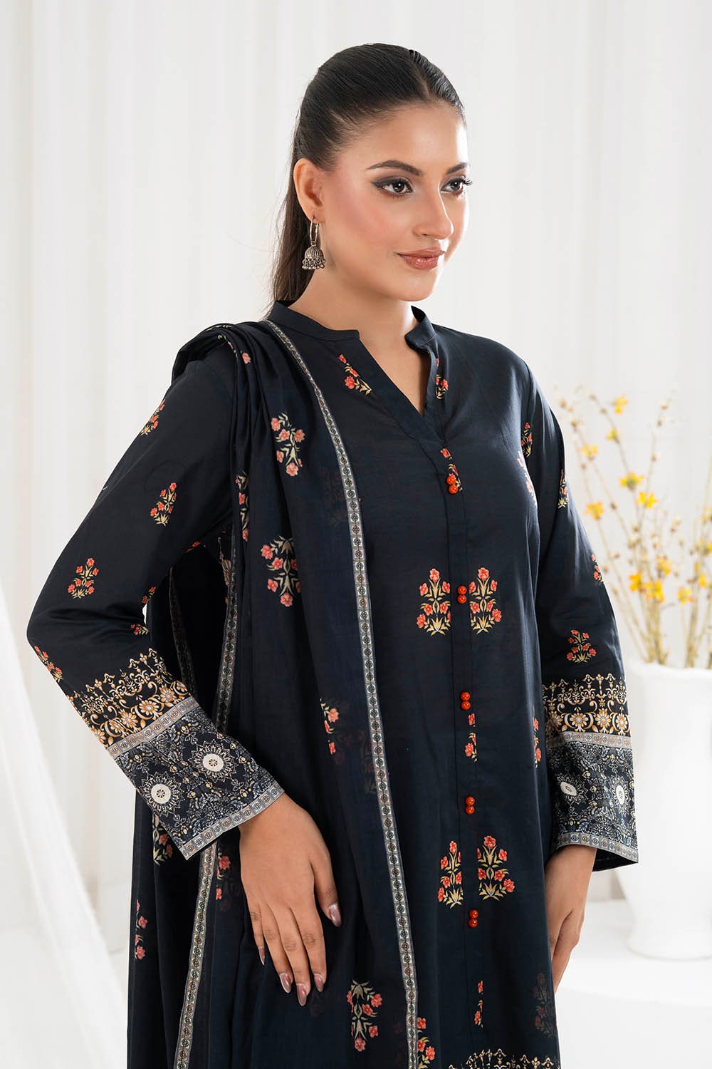 Gul Ahmed | Summer Special 25 | CLP-52206 L Black Lawn