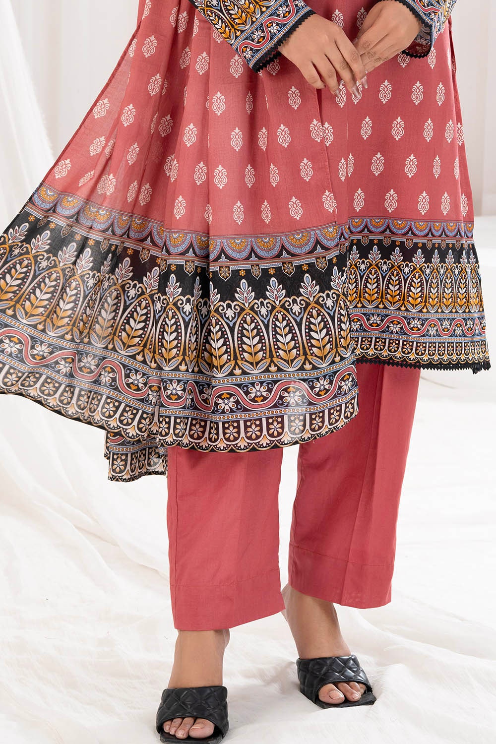 Gul Ahmed | Summer Special 25 | CLP-52210 XL Coral Red Lawn