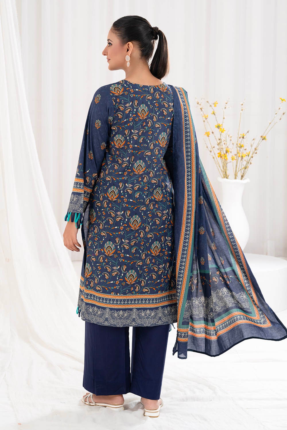 Gul Ahmed | Summer Special 25 | CLP-52211 S Navy Lawn