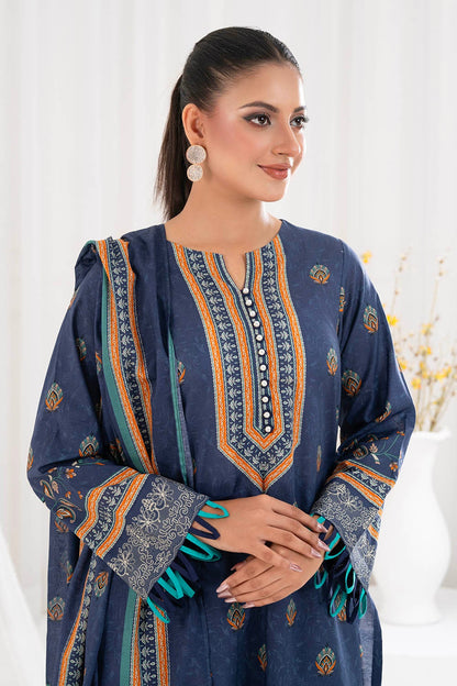 Gul Ahmed | Summer Special 25 | CLP-52211 M Navy Lawn