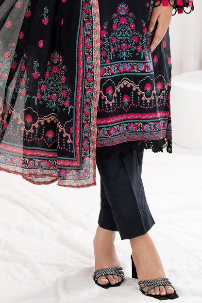 Gul Ahmed | Summer Special 25 | CLP-52213 Custom Size Black Lawn