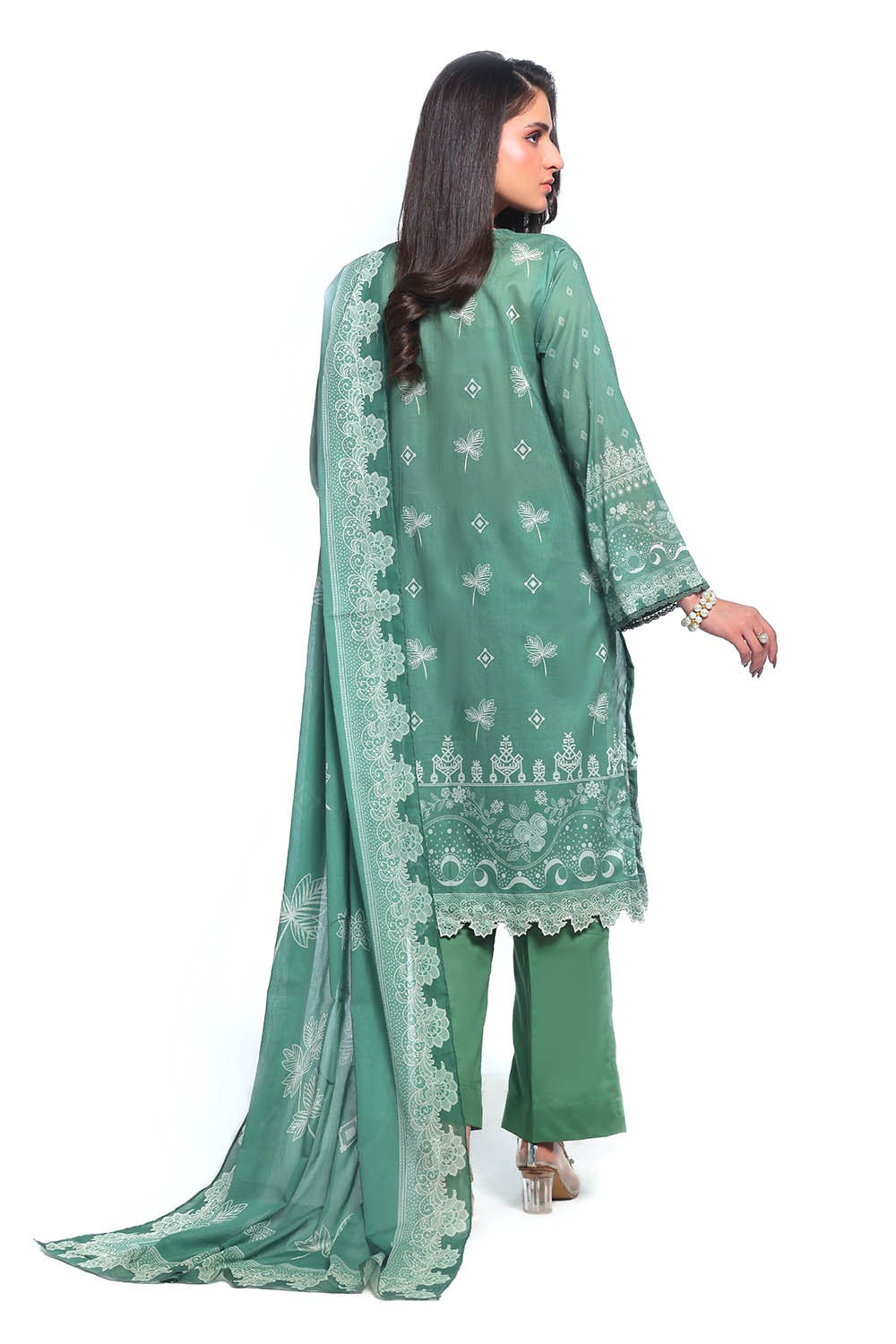 Gul Ahmed | Summer Special 25 |CLP-52201 S Emerald Green Lawn