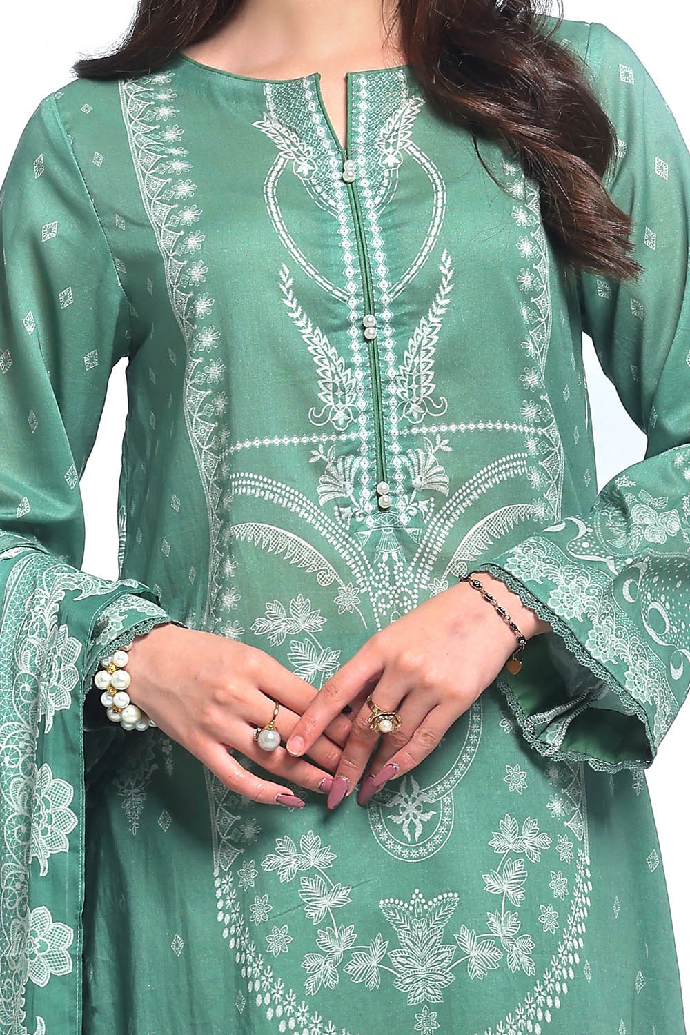 Gul Ahmed | Summer Special 25 |CLP-52201 M Emerald Green Lawn