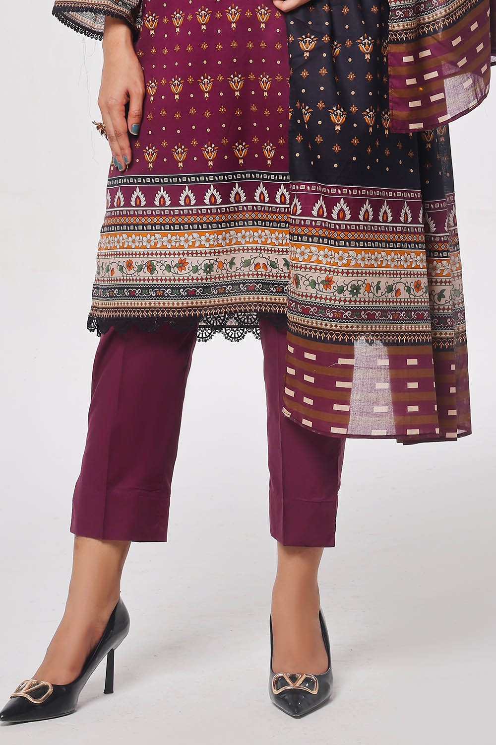 Gul Ahmed | Summer Special 25 | CLP-52202 L Magenta Lawn