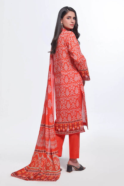Gul Ahmed | Summer Special 25 | CLP-52204 S Pinkish Orange Lawn