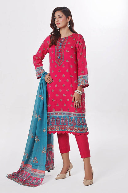 Gul Ahmed | Summer Special 25 | CLP-52209 XS Coral Pink Lawn