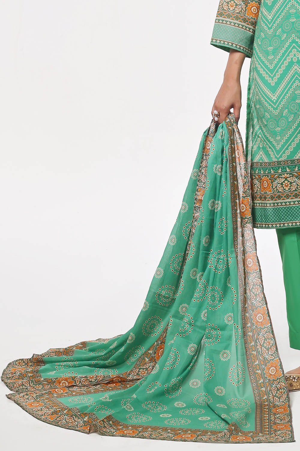 Gul Ahmed | Summer Special 25 | CLP-52212 XL Mint Green Lawn