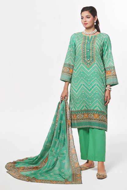 Gul Ahmed | Summer Special 25 | CLP-52212 XS Mint Green Lawn