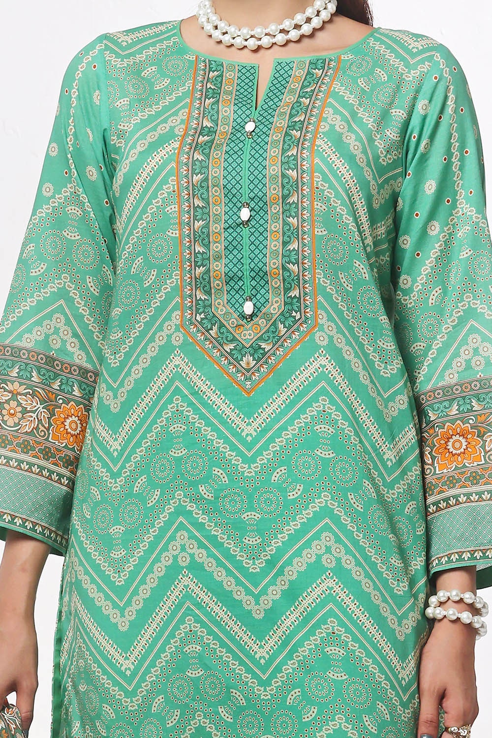 Gul Ahmed | Summer Special 25 | CLP-52212 L Mint Green Lawn