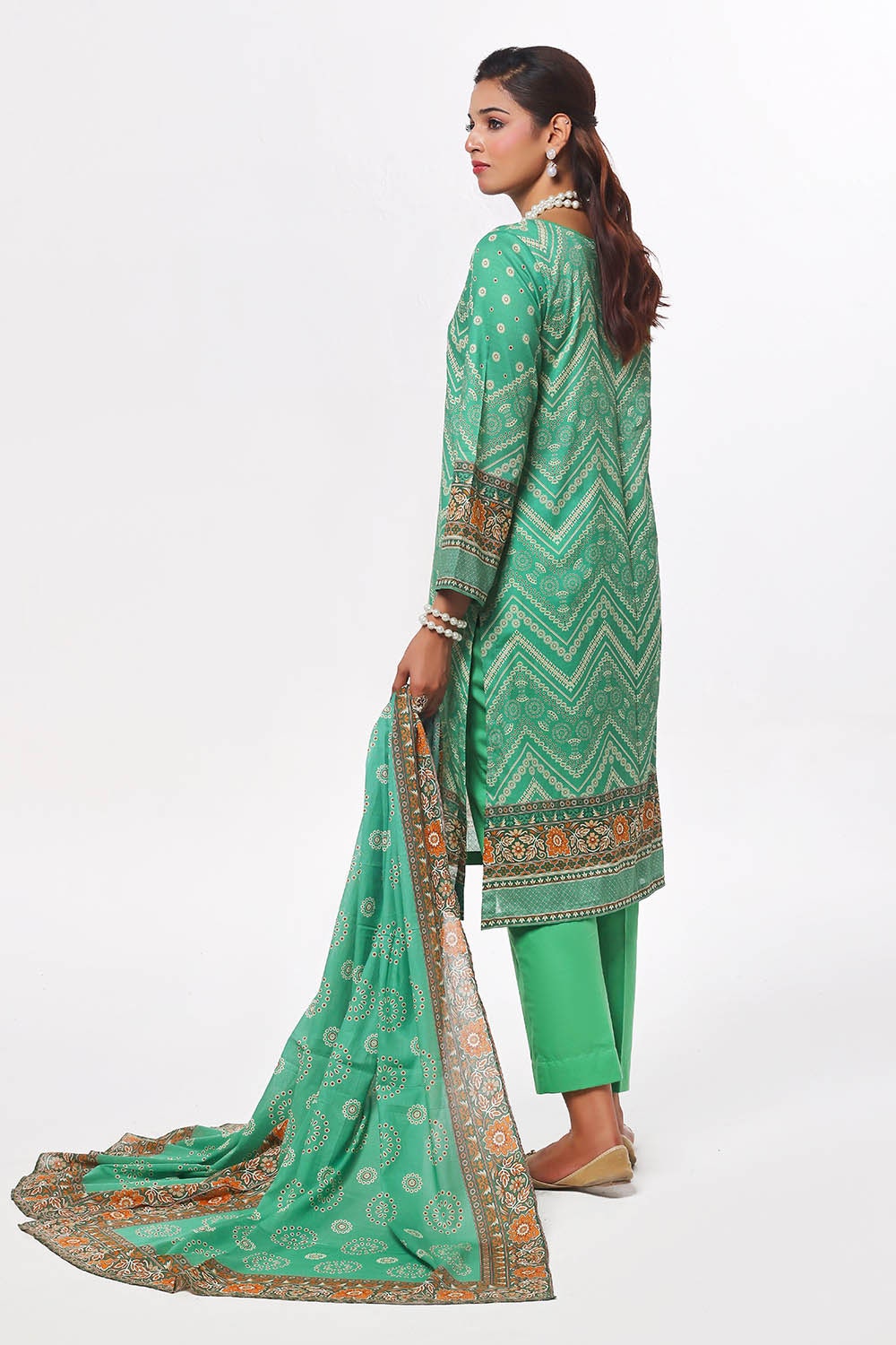 Gul Ahmed | Summer Special 25 | CLP-52212 S Mint Green Lawn