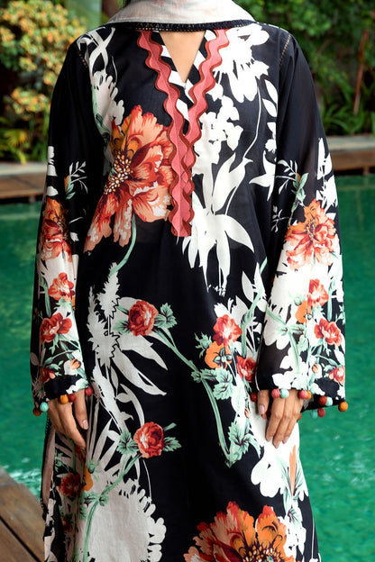 Gul Ahmed | Festive Capsule 25 | M Black Lawn
